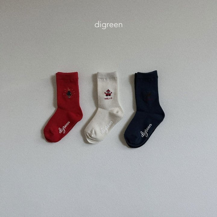 Digreen - Korean Children Fashion - #designkidswear - Ho Ho Socks - 3