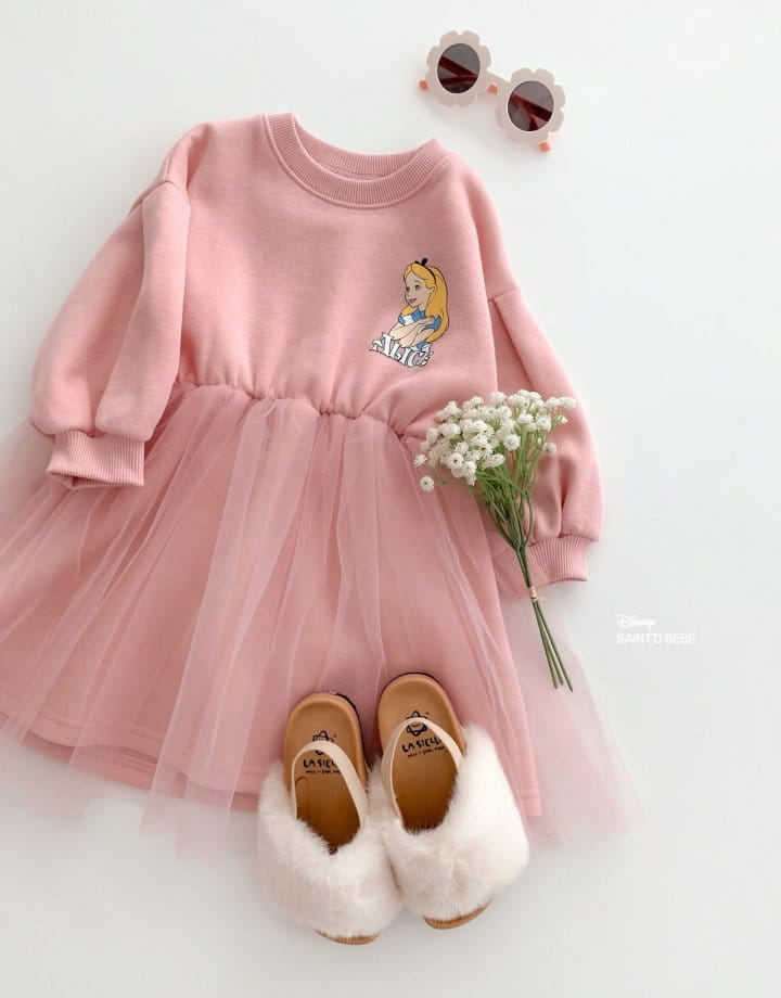 Dsaint - Korean Children Fashion - #designkidswear - Shy A Mesh Fleece One-Piece - 5