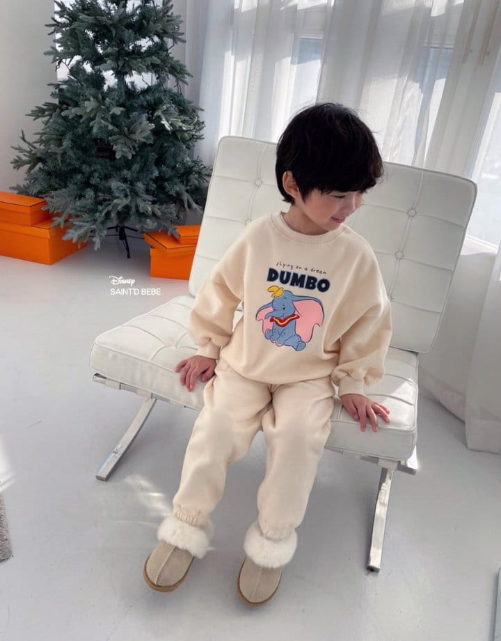 Dsaint - Korean Children Fashion - #fashionkids - Flying D Fleece Top Bottom Set - 8
