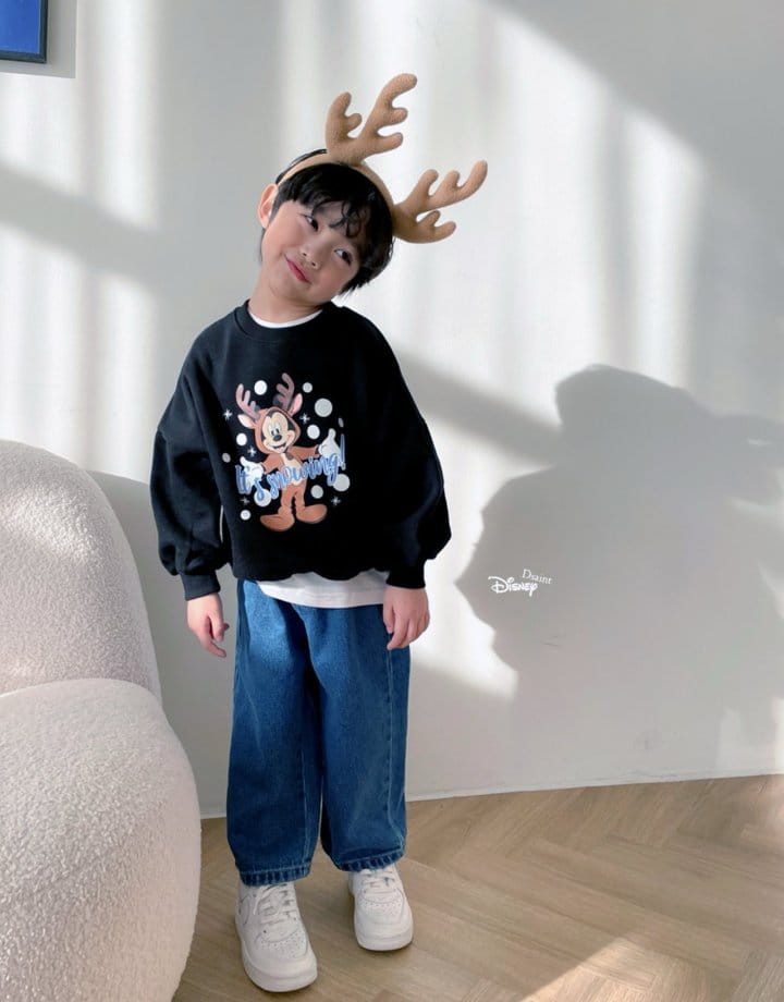 Dsaint - Korean Children Fashion - #kidsshorts - Rudolph M Fleece Sweatshirt - 11