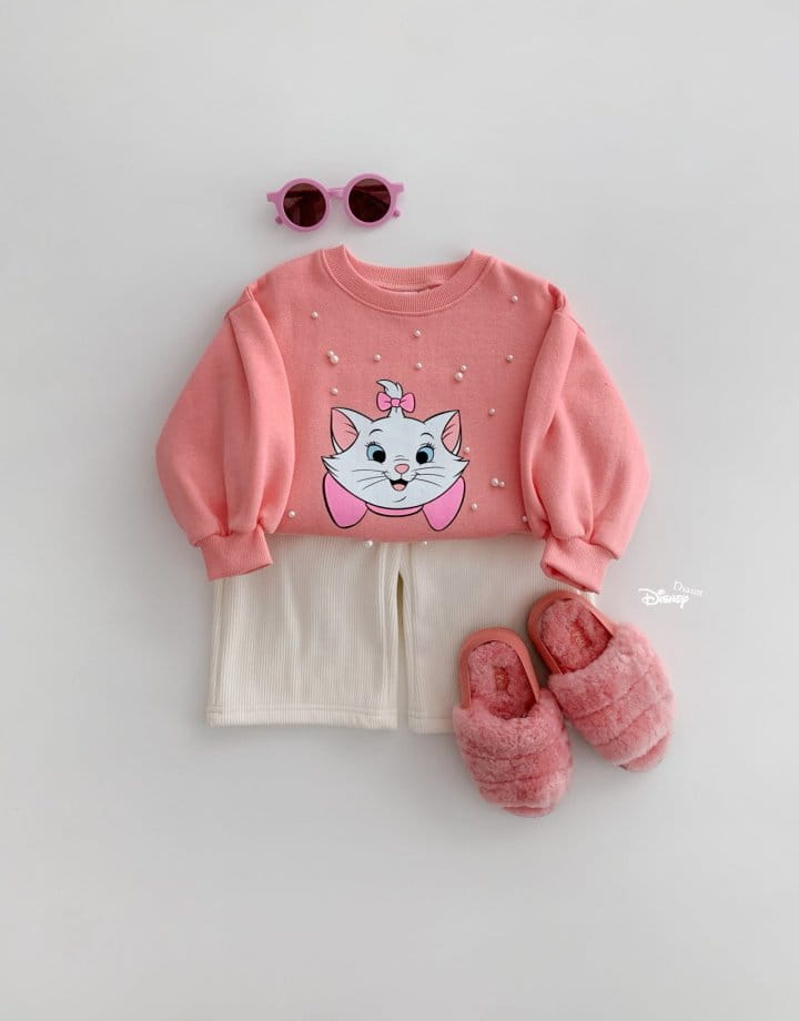 Dsaint - Korean Children Fashion - #kidsshorts - Pearl Puff Fleece Top Bottom Set - 7