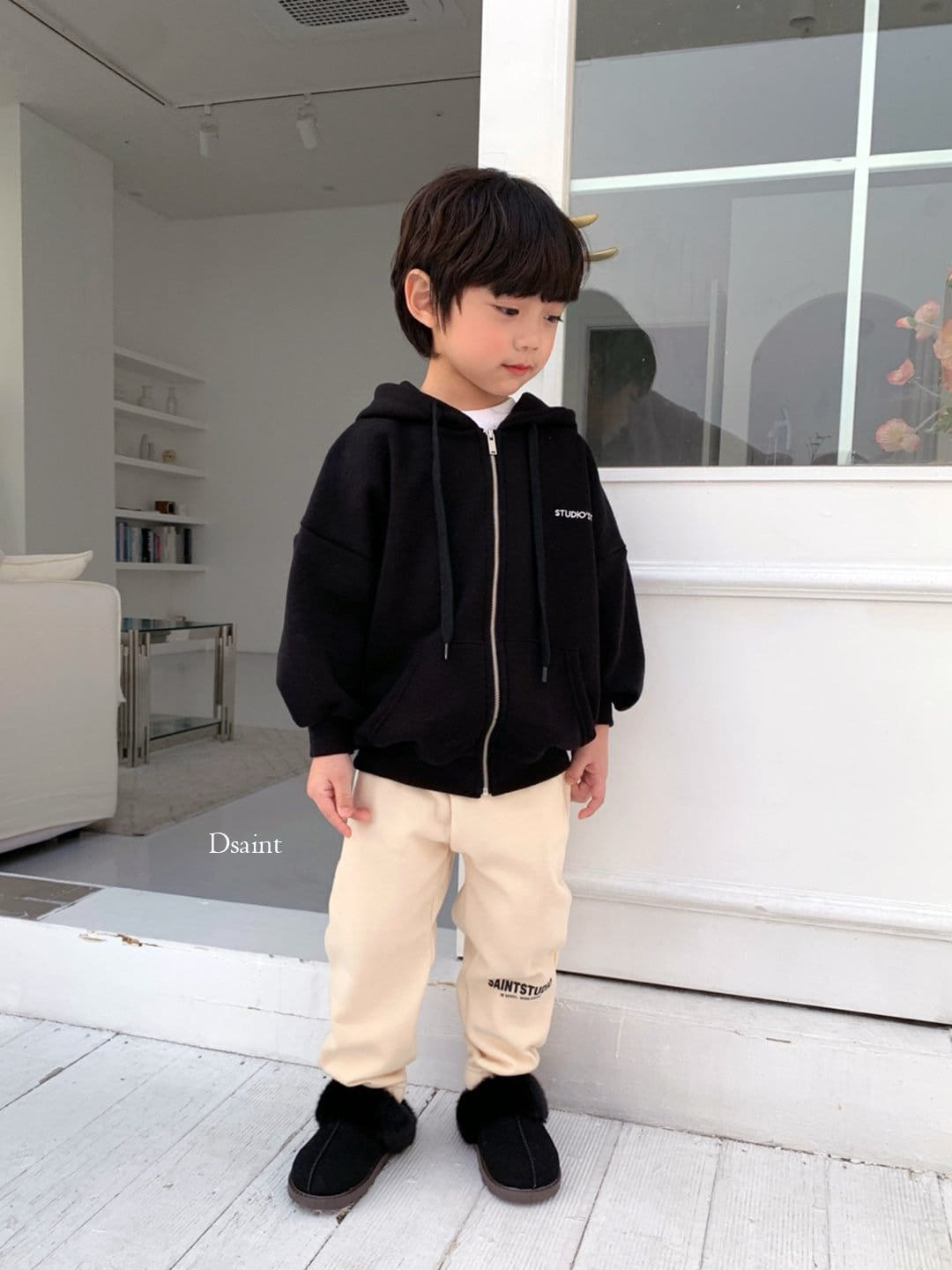 Dsaint - Korean Children Fashion - #kidzfashiontrend - World Jogger Pants - 8