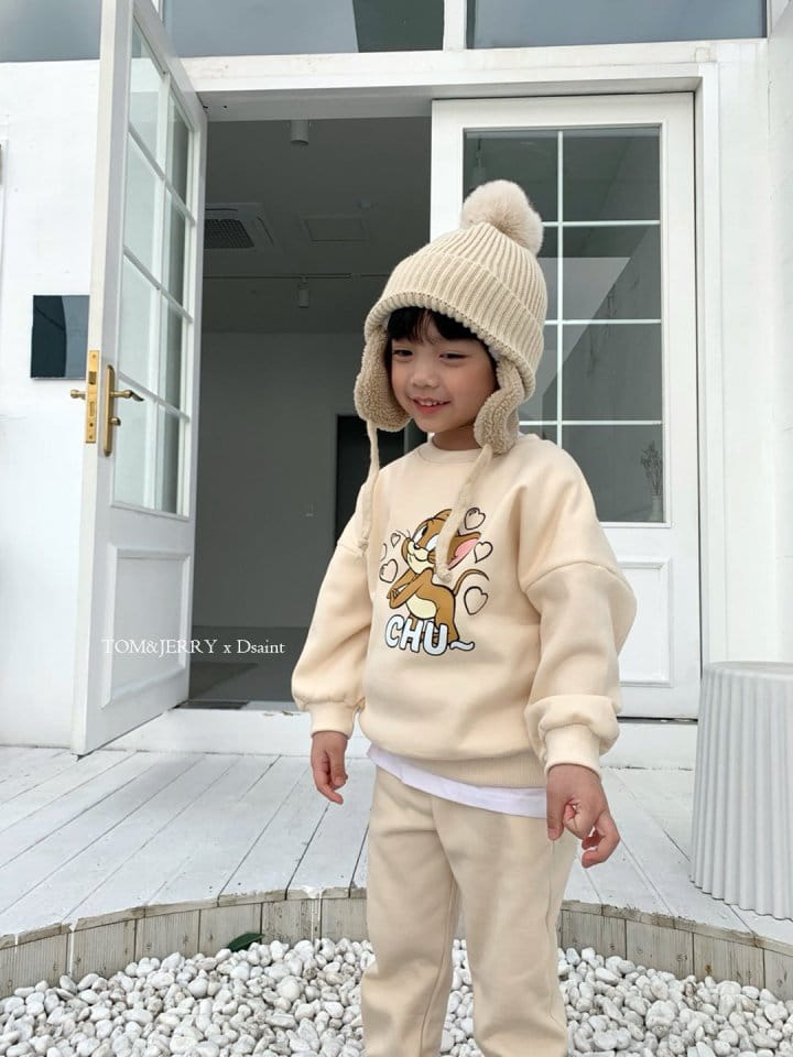 Dsaint - Korean Children Fashion - #littlefashionista - Chu Jerry Fleece Top Bottom Set - 9
