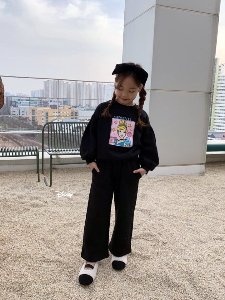 Dsaint - Korean Children Fashion - #minifashionista - Pretty Princess Puff Fleece Top Bottom Set - 12