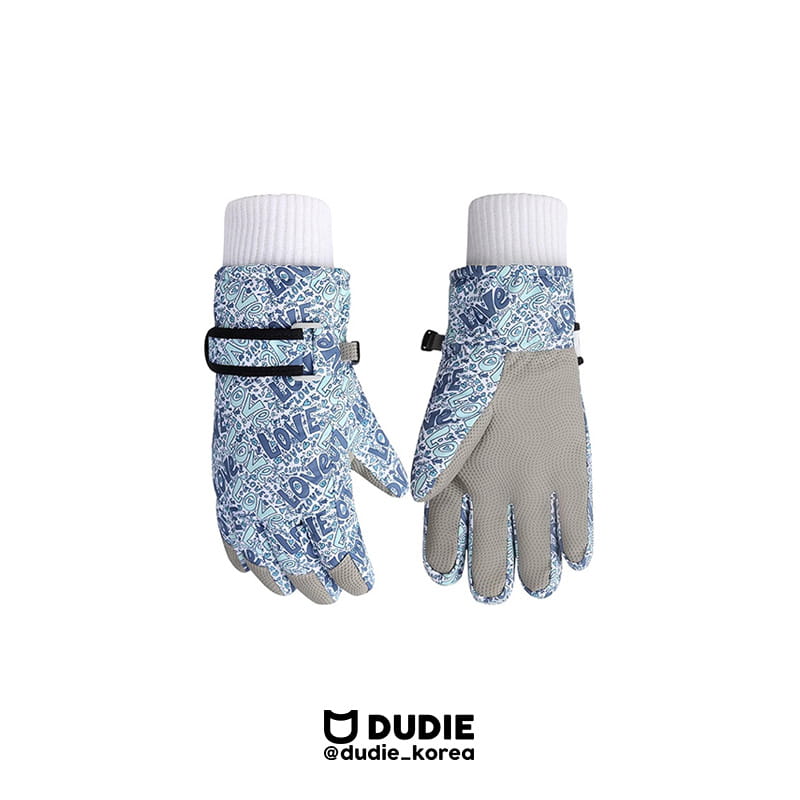 Dudie - Korean Children Fashion - #designkidswear - Art Works Ski Gloves - 2