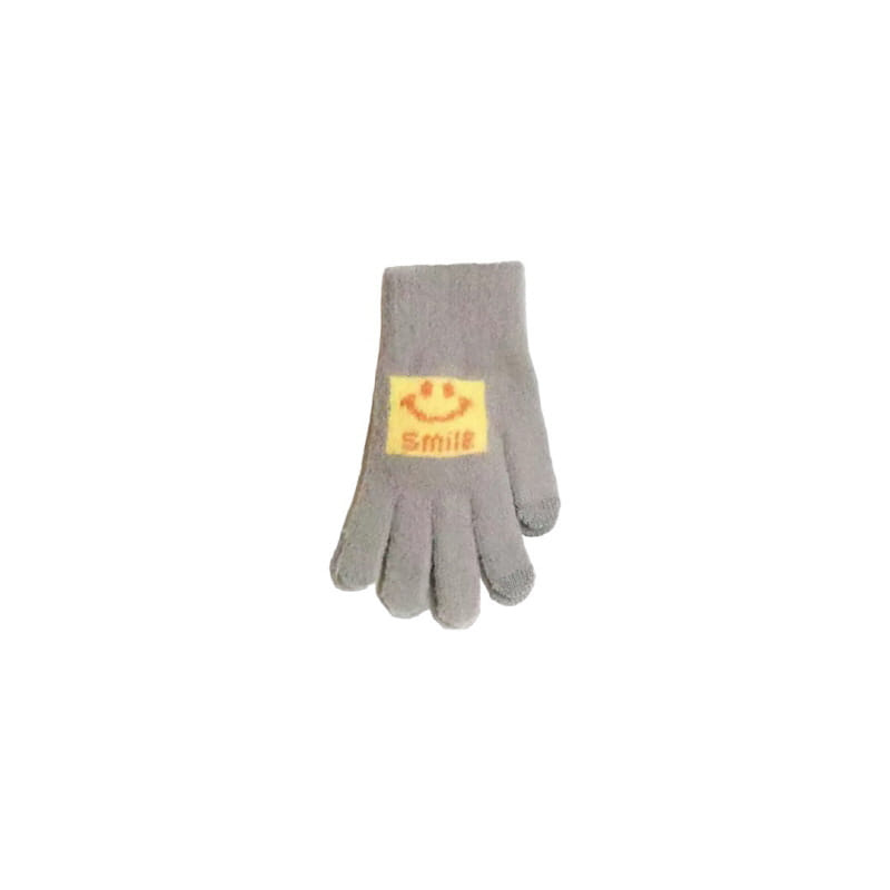 Dudie - Korean Children Fashion - #discoveringself - Angora Smile Gloves - 6