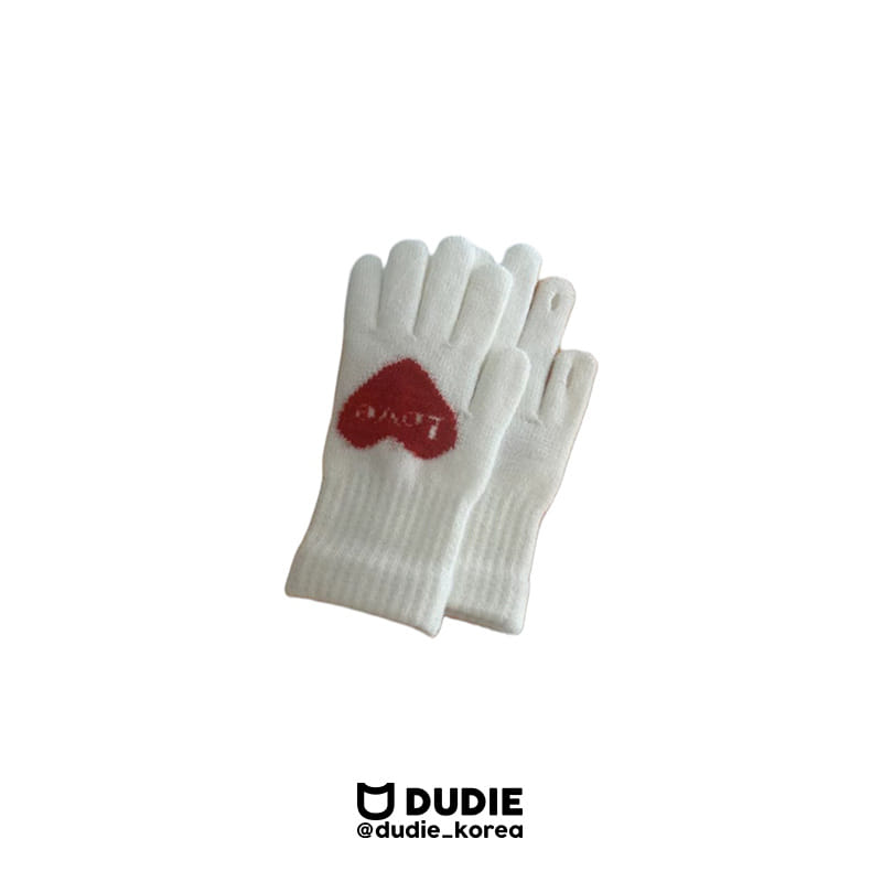 Dudie - Korean Children Fashion - #kidsstore - Love Gloves - 3