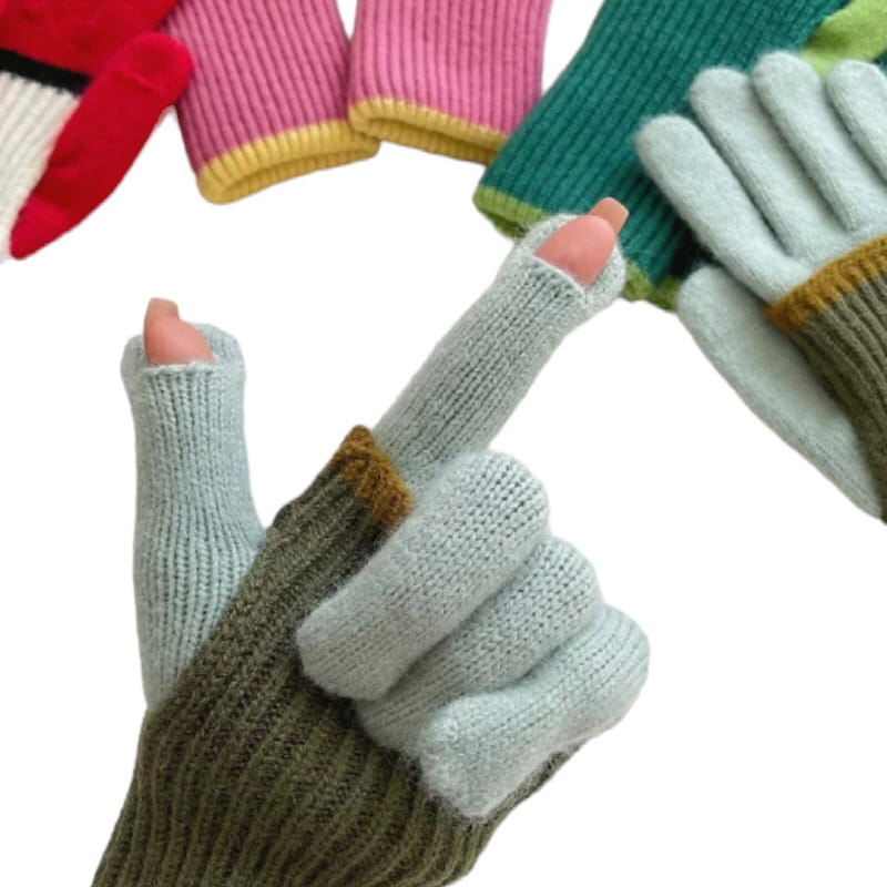 Dudie - Korean Children Fashion - #magicofchildhood - LLC Combi Gloves - 9