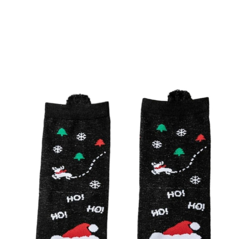 Dudie - Korean Children Fashion - #minifashionista - Ho Ho Ho Socks Set - 2