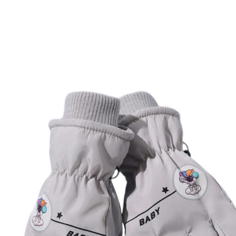 Dudie - Korean Children Fashion - #toddlerclothing - Spacewear Ski Gloves - 9