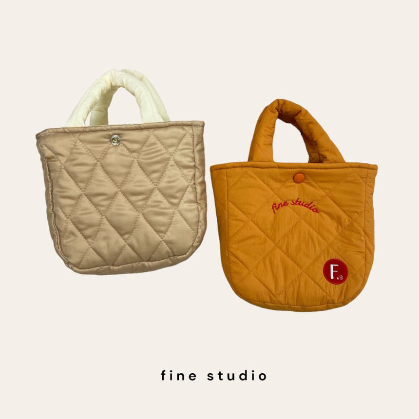 Fine-Studio - Korean Children Fashion - #designkidswear - Mini Quilting Bag - 4