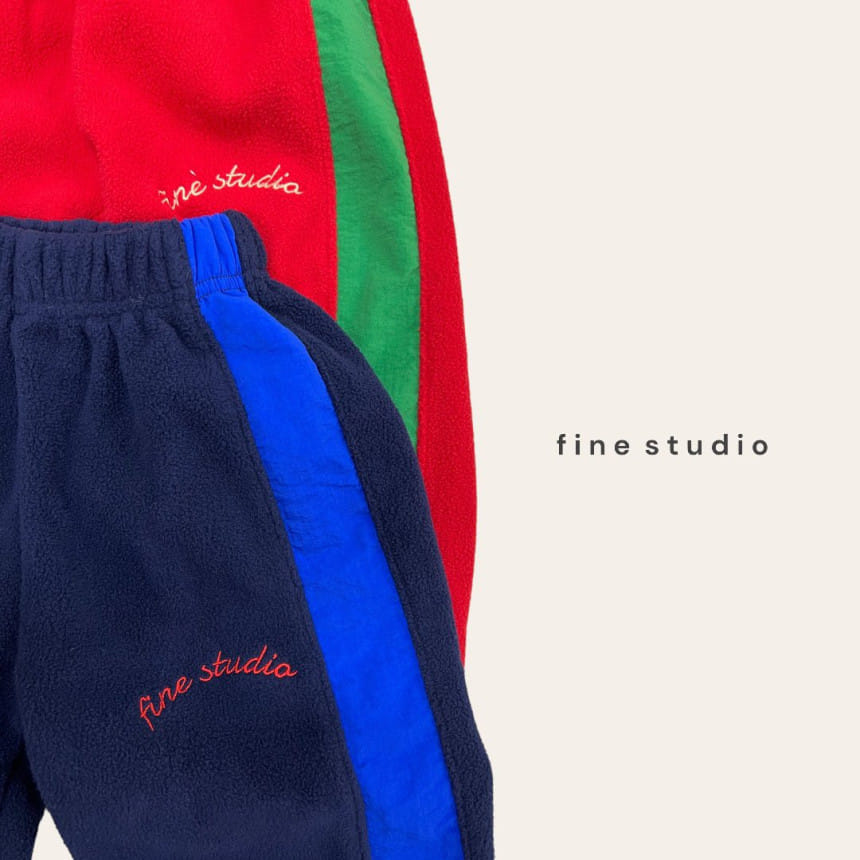 Fine-Studio - Korean Children Fashion - #magicofchildhood - Fleece Color Pants - 6