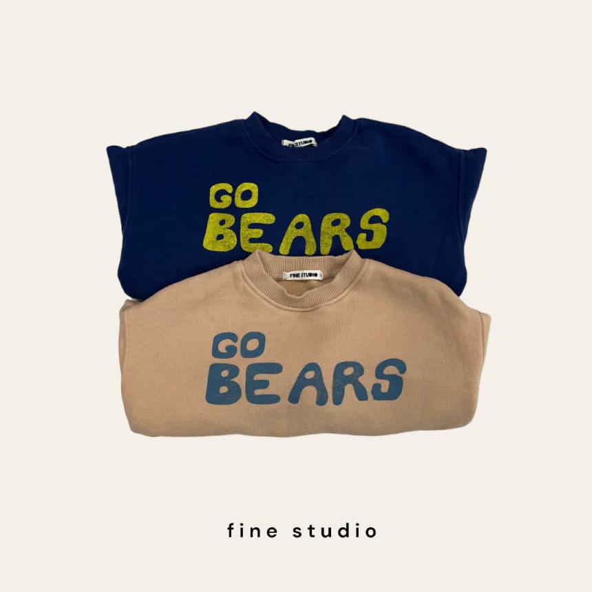 Fine-Studio - Korean Children Fashion - #stylishchildhood - Bear Fleece Sweatshirt - 5