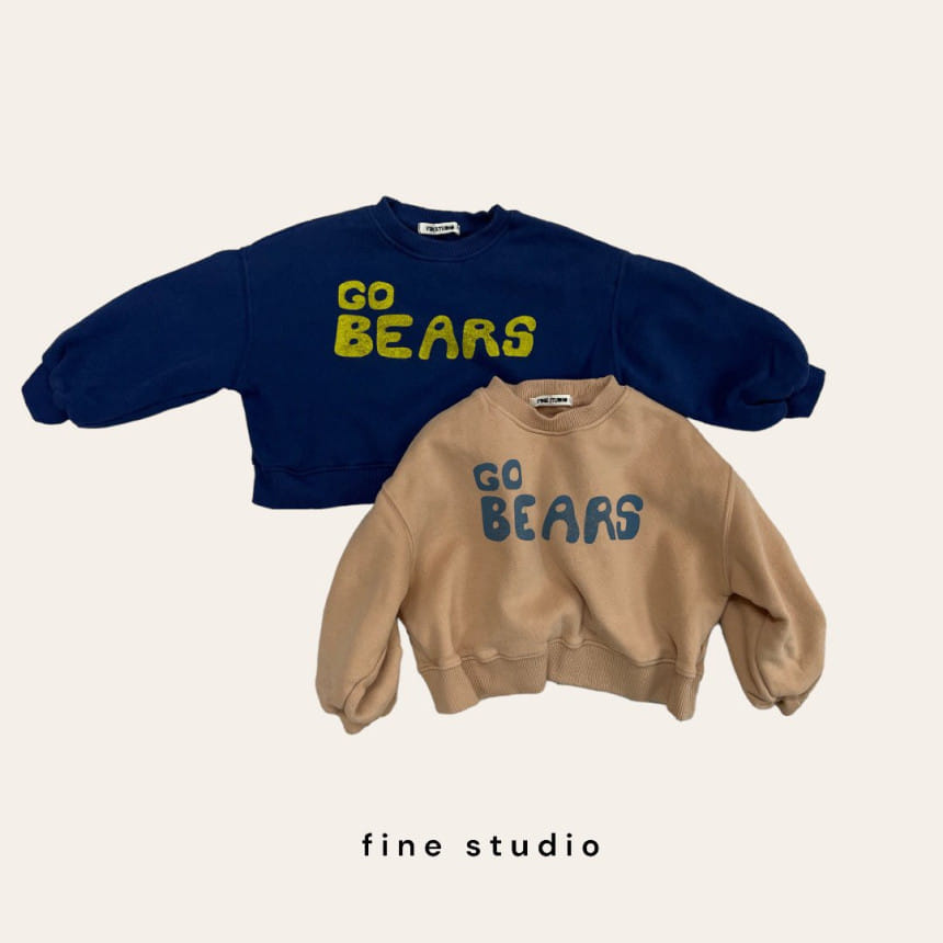 Fine-Studio - Korean Children Fashion - #todddlerfashion - Bear Fleece Sweatshirt - 4