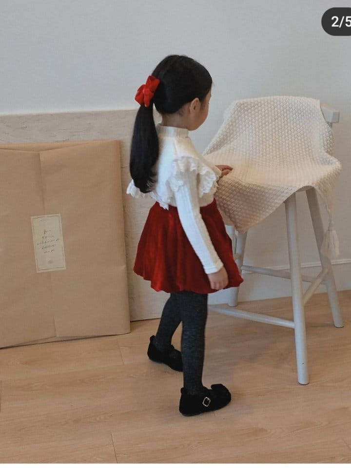Flower J - Korean Children Fashion - #designkidswear - Merry Skirt - 2