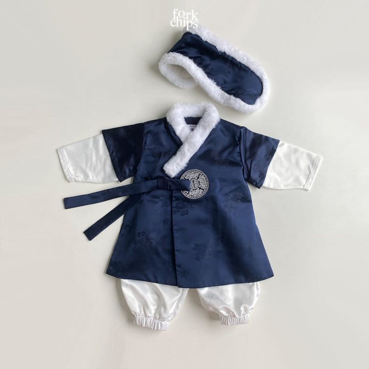 Fork Chips - Korean Baby Fashion - #babyboutique - New Year's Dress Boy Hanbok