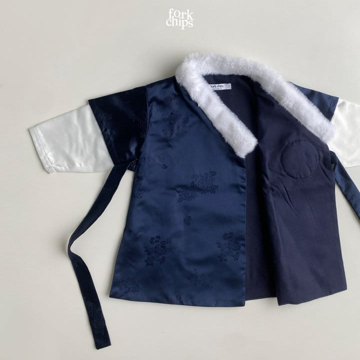 Fork Chips - Korean Baby Fashion - #babyfever - New Year's Dress Boy Hanbok - 5