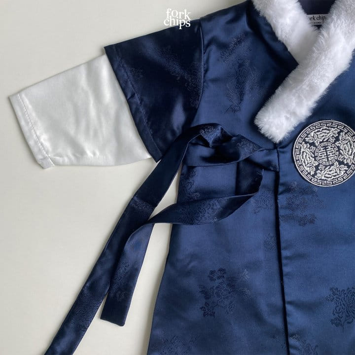 Fork Chips - Korean Baby Fashion - #babygirlfashion - New Year's Dress Boy Hanbok - 6