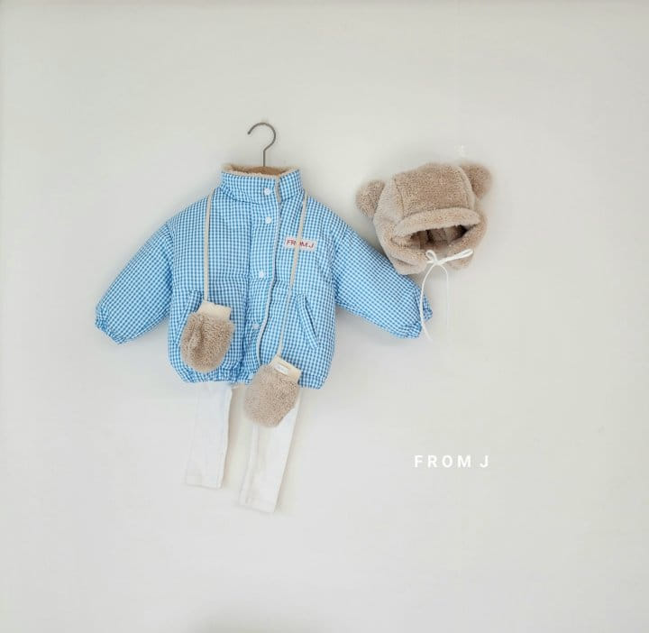 From J - Korean Children Fashion - #fashionkids - Check Padding Jumper - 2