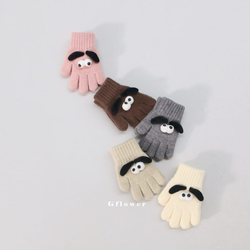 G Flower - Korean Baby Fashion - #babyboutiqueclothing - Dogs Face Finger Gloves - 2