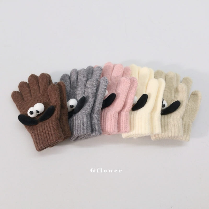 G Flower - Korean Baby Fashion - #babyclothing - Dogs Face Finger Gloves - 4