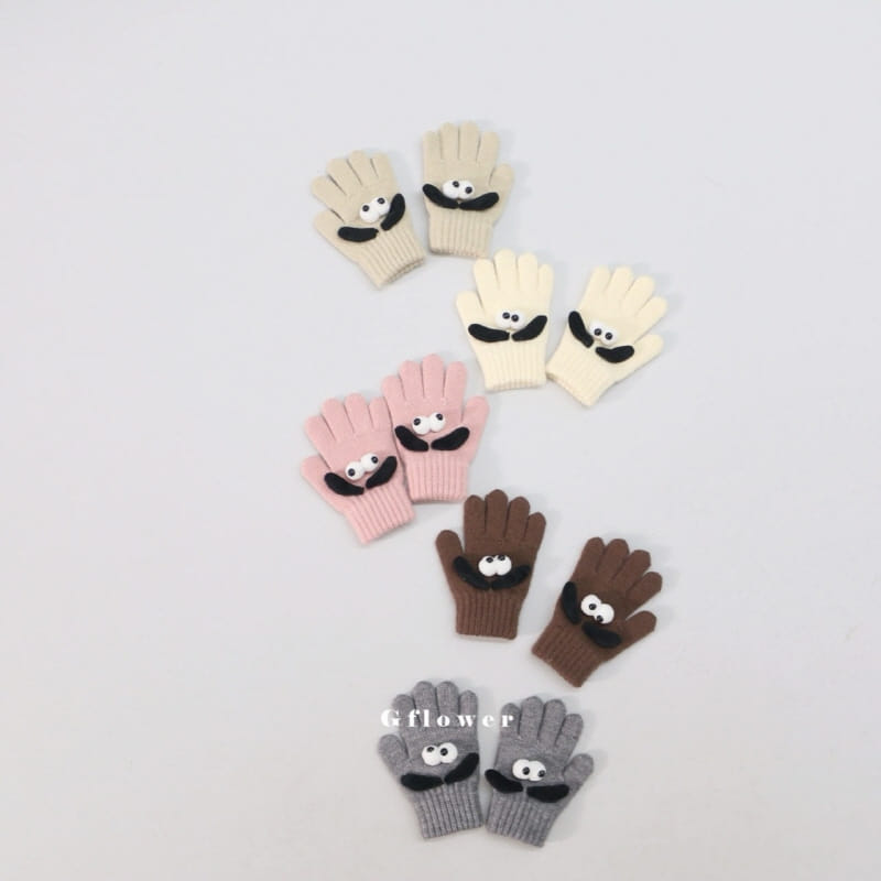 G Flower - Korean Baby Fashion - #babyfever - Dogs Face Finger Gloves - 5