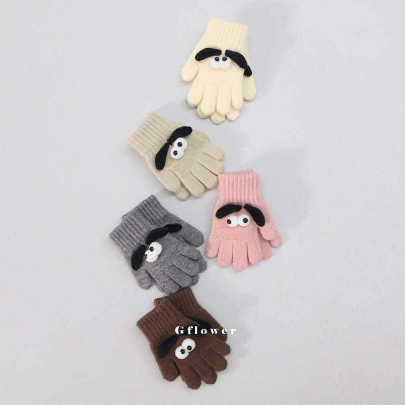 G Flower - Korean Baby Fashion - #babygirlfashion - Dogs Face Finger Gloves - 6