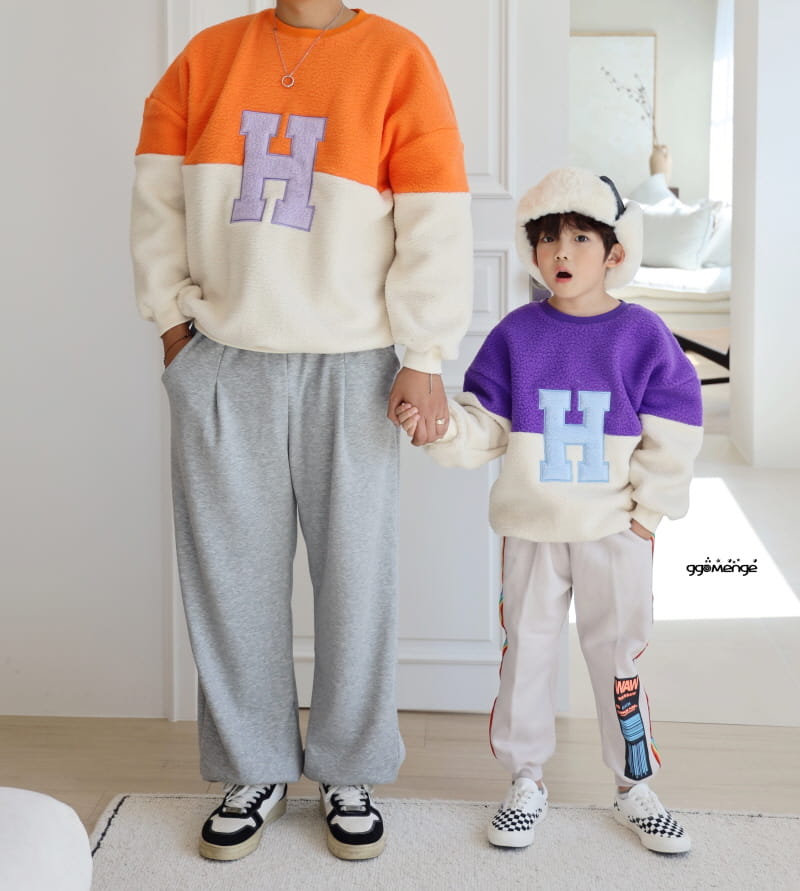 Ggomenge - Korean Children Fashion - #stylishchildhood - H Bboggle Sweatshirt - 4