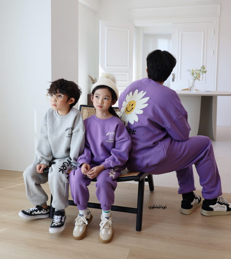 Ggomenge - Korean Children Fashion - #childofig - Adult Cosmos Top Bottom Set - 8