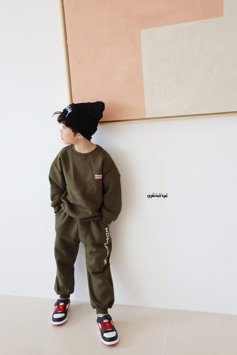 Ggomenge - Korean Children Fashion - #childofig - Adult Utopia Top Bottom Set - 6