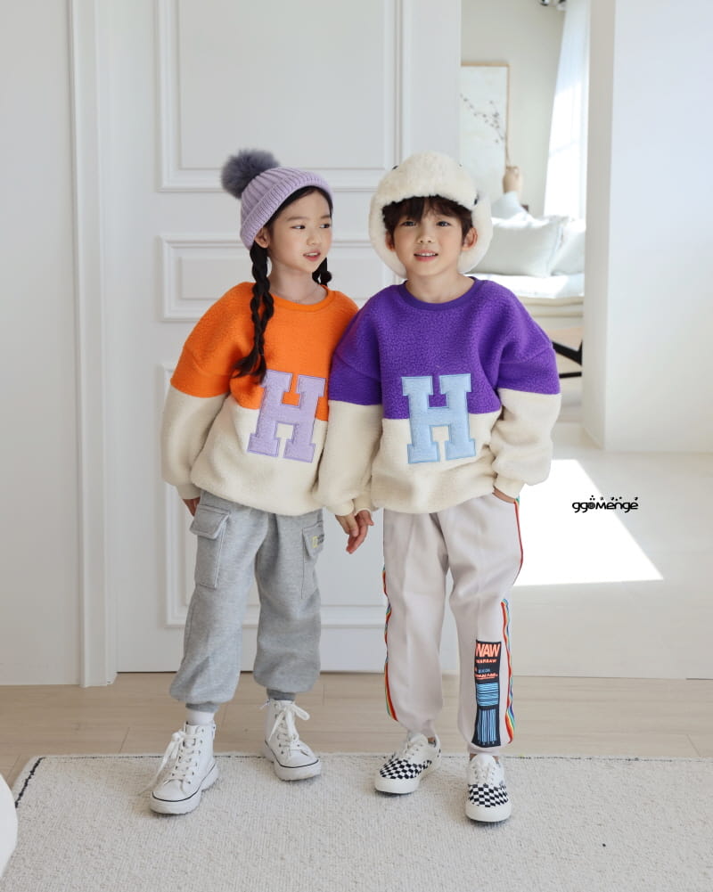 Ggomenge - Korean Children Fashion - #childrensboutique - Adult H Bboggle Sweatshirt - 6
