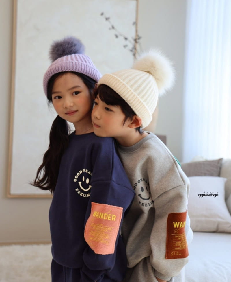 Ggomenge - Korean Children Fashion - #childrensboutique - Adult Sunday Top Bottom Set - 2