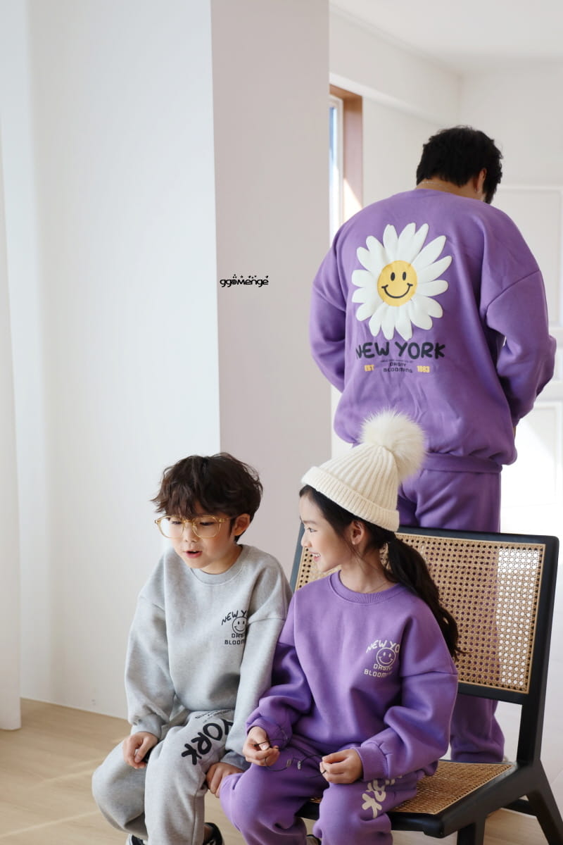Ggomenge - Korean Children Fashion - #childrensboutique - Adult Cosmos Top Bottom Set - 10
