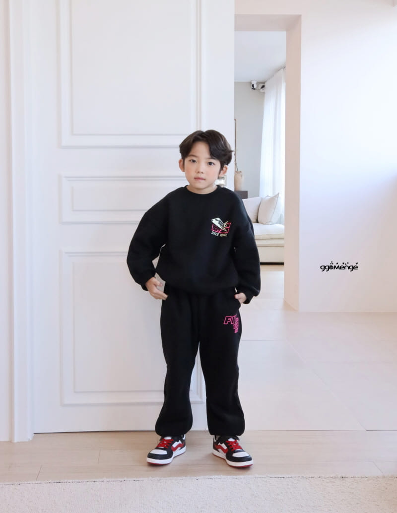 Ggomenge - Korean Children Fashion - #childrensboutique - Adult Spaceman Fleece Top Bottom Set - 6