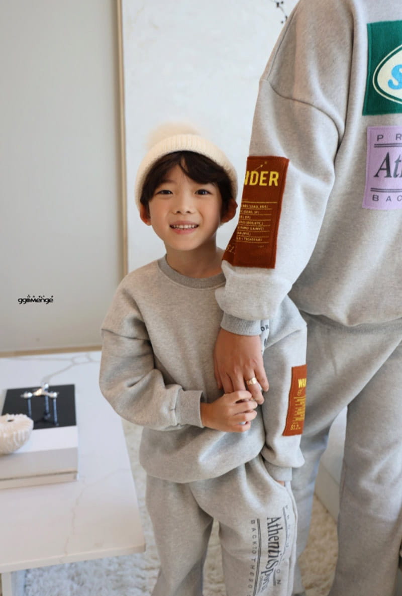 Ggomenge - Korean Children Fashion - #designkidswear - Adult Sunday Top Bottom Set - 3