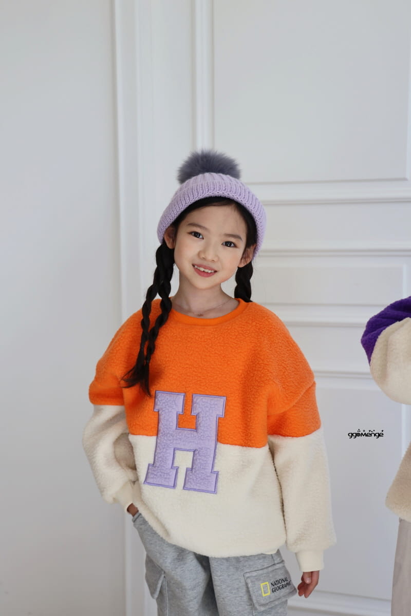 Ggomenge - Korean Children Fashion - #discoveringself - H Bboggle Sweatshirt - 7