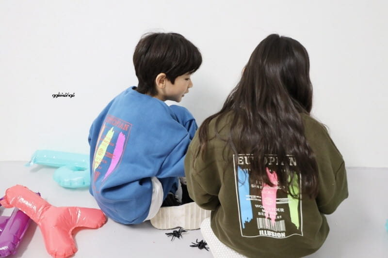 Ggomenge - Korean Children Fashion - #discoveringself - Adult Utopia Top Bottom Set - 10
