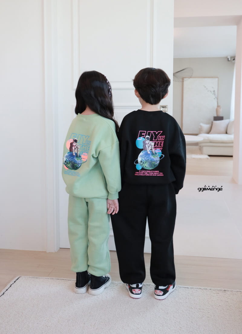 Ggomenge - Korean Children Fashion - #fashionkids - Adult Spaceman Fleece Top Bottom Set - 9