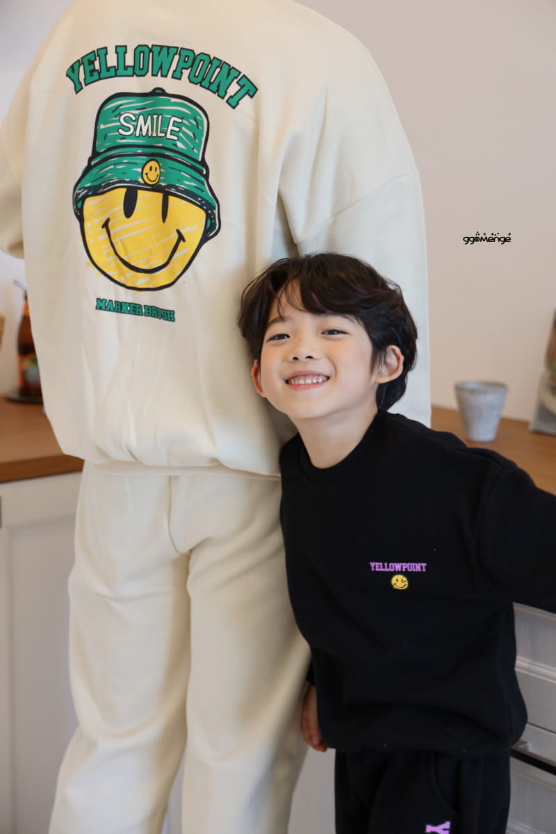 Ggomenge - Korean Children Fashion - #kidsshorts - Adult Yellow Point Top Bottom Set - 8