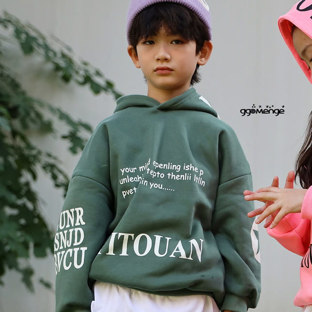 Ggomenge - Korean Children Fashion - #kidsshorts - Adult U IN  Hoody Tee - 2