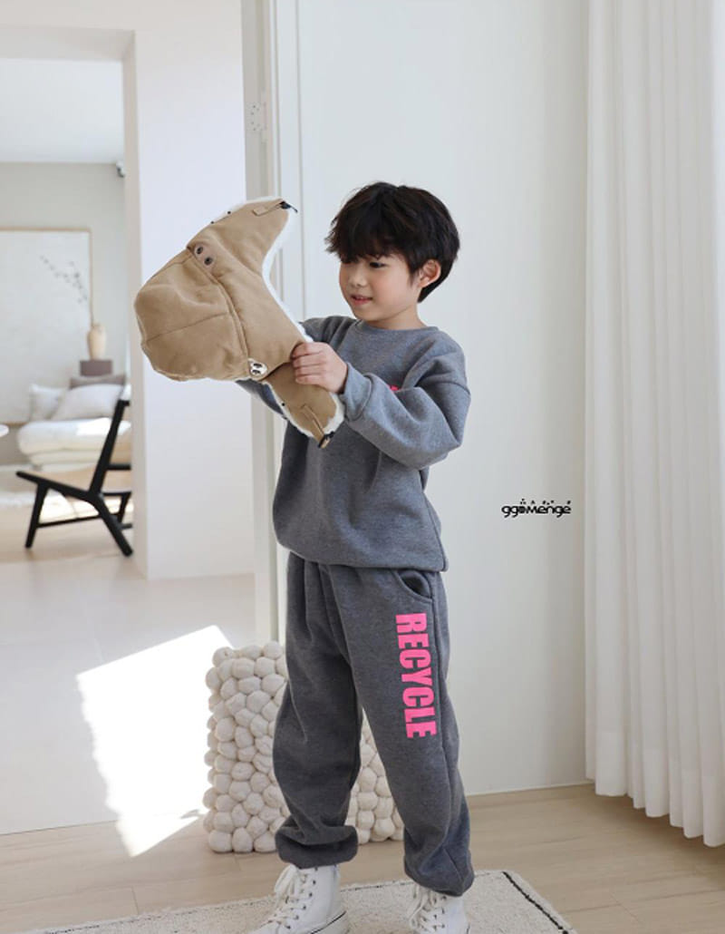 Ggomenge - Korean Children Fashion - #kidsstore - Adult Recycle Fleece Top Bottom Set - 7