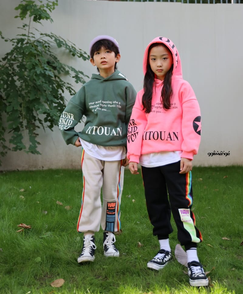 Ggomenge - Korean Children Fashion - #littlefashionista - Adult U IN  Hoody Tee - 6