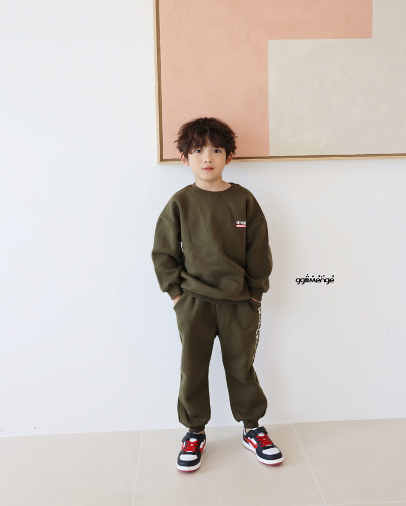 Ggomenge - Korean Children Fashion - #magicofchildhood - Adult Utopia Top Bottom Set - 3