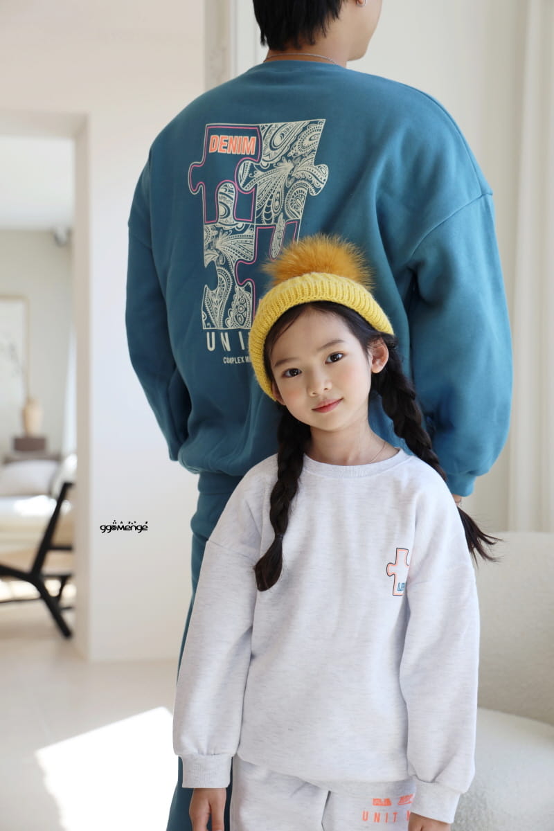 Ggomenge - Korean Children Fashion - #prettylittlegirls - Luis Top Bottom Set - 2