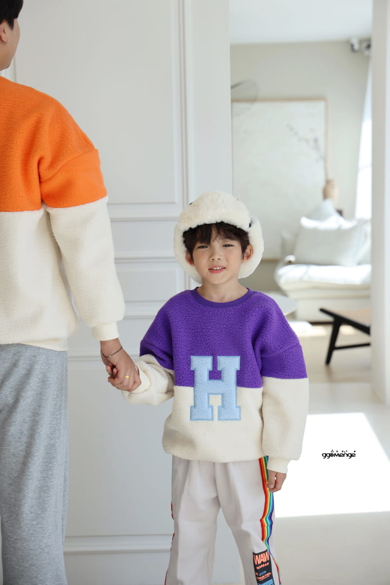 Ggomenge - Korean Children Fashion - #stylishchildhood - H Bboggle Sweatshirt - 3