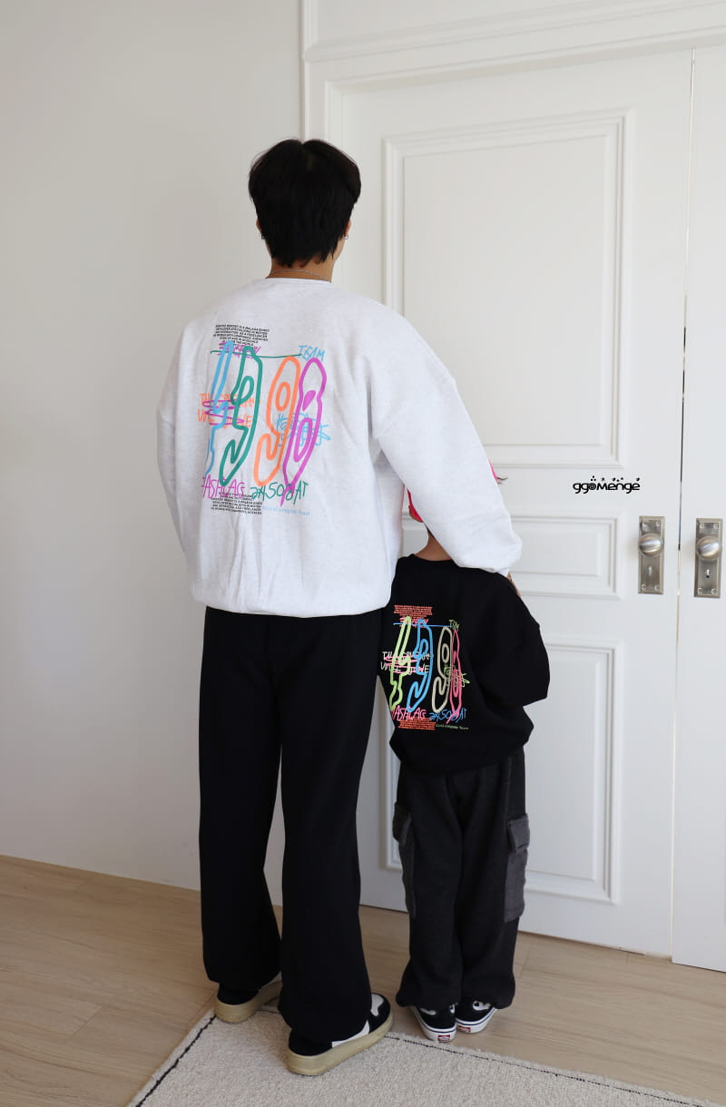 Ggomenge - Korean Children Fashion - #todddlerfashion - Adult Number Fleece Sweatshirt - 12