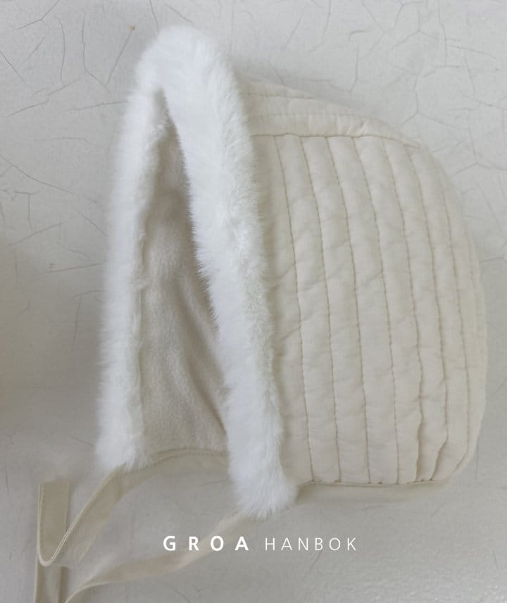 Groa - Korean Baby Fashion - #babyfashion - Quilted Bebe Bonnet - 6