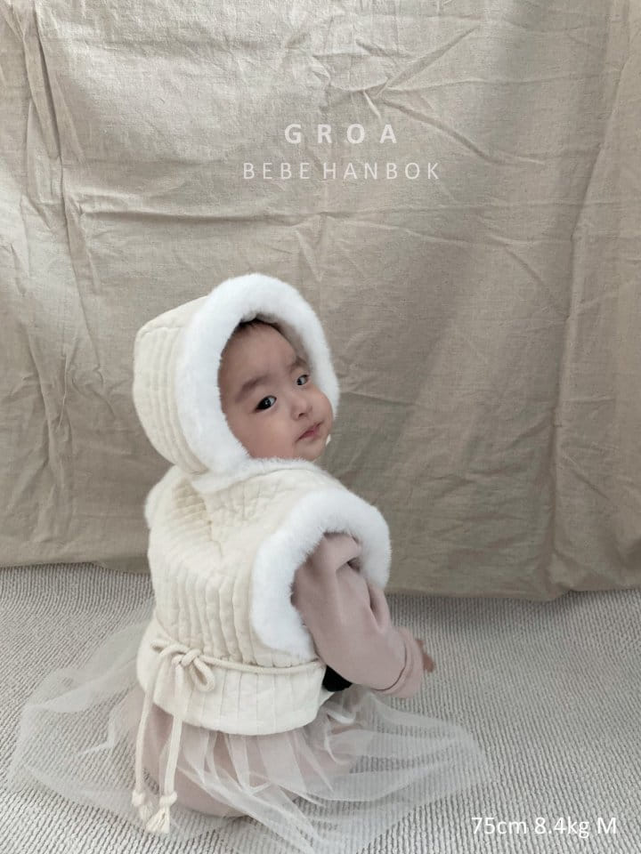 Groa - Korean Baby Fashion - #babyfever - Quilted Bebe Ear Muffler - 9