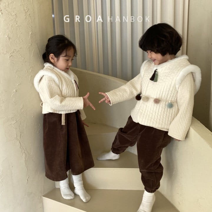 Groa - Korean Baby Fashion - #babyoninstagram - Pom Pom First Birthday Band  - 9