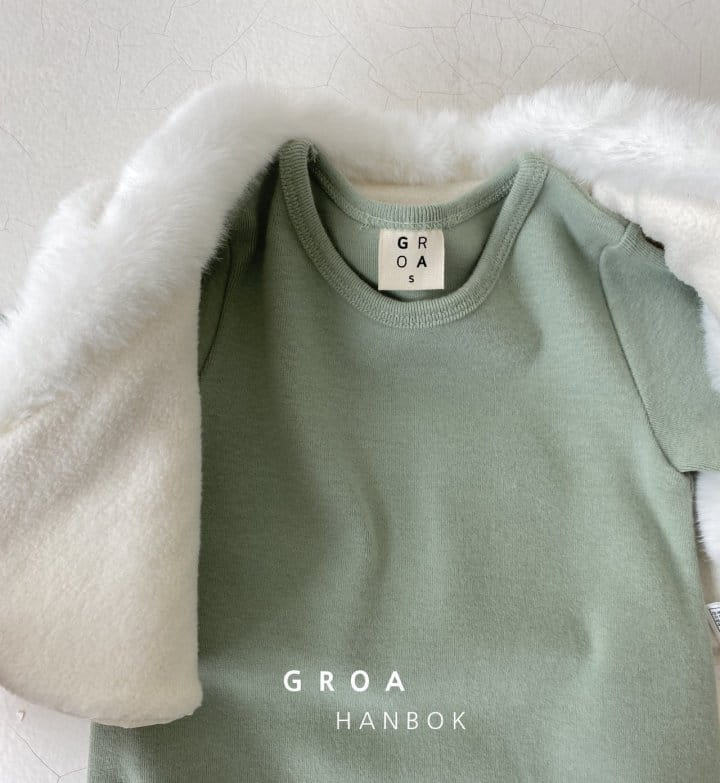 Groa - Korean Baby Fashion - #babywear - Boy Hanbok Body Suit Vest Set - 4